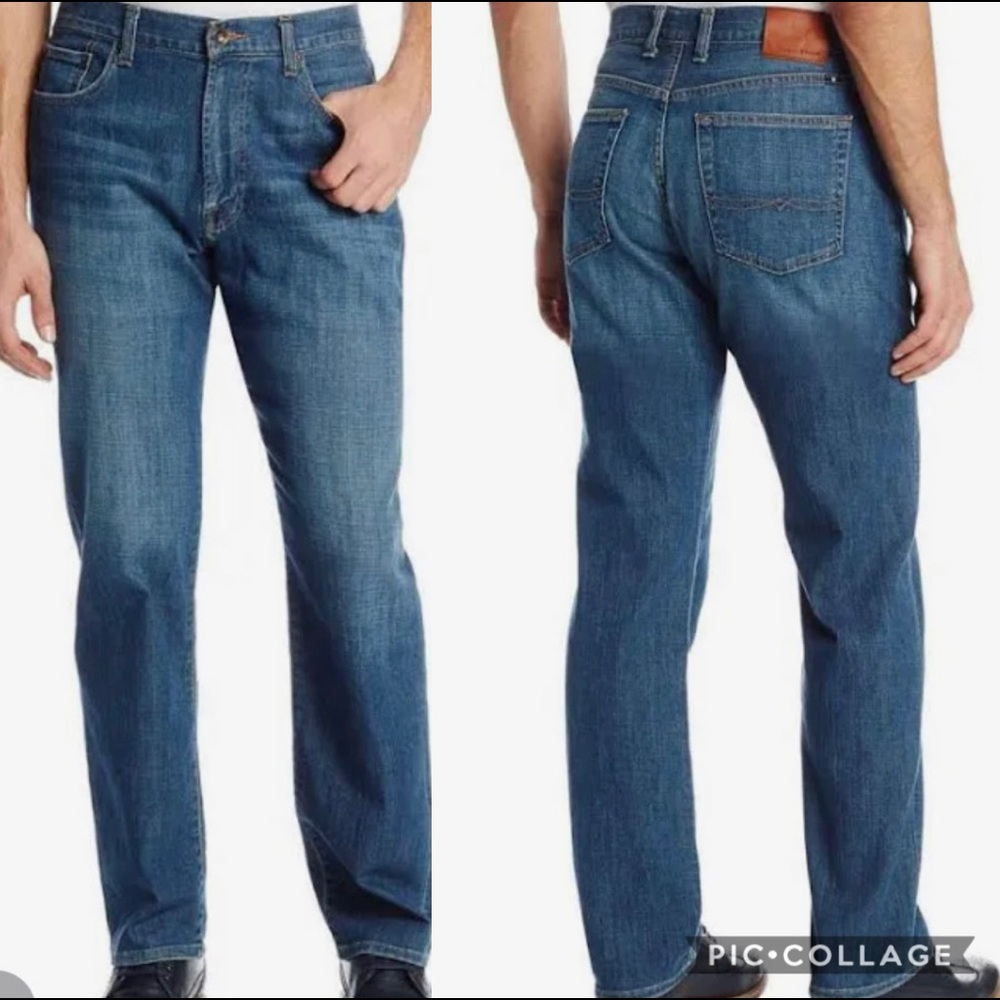 Lucky Brand 481 Relaxed Straight Leg Jeans 42W 32L